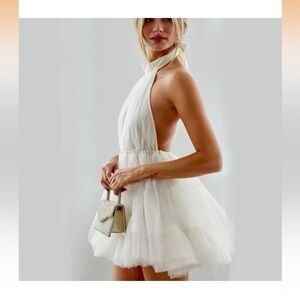 Xuzey Short White Dress